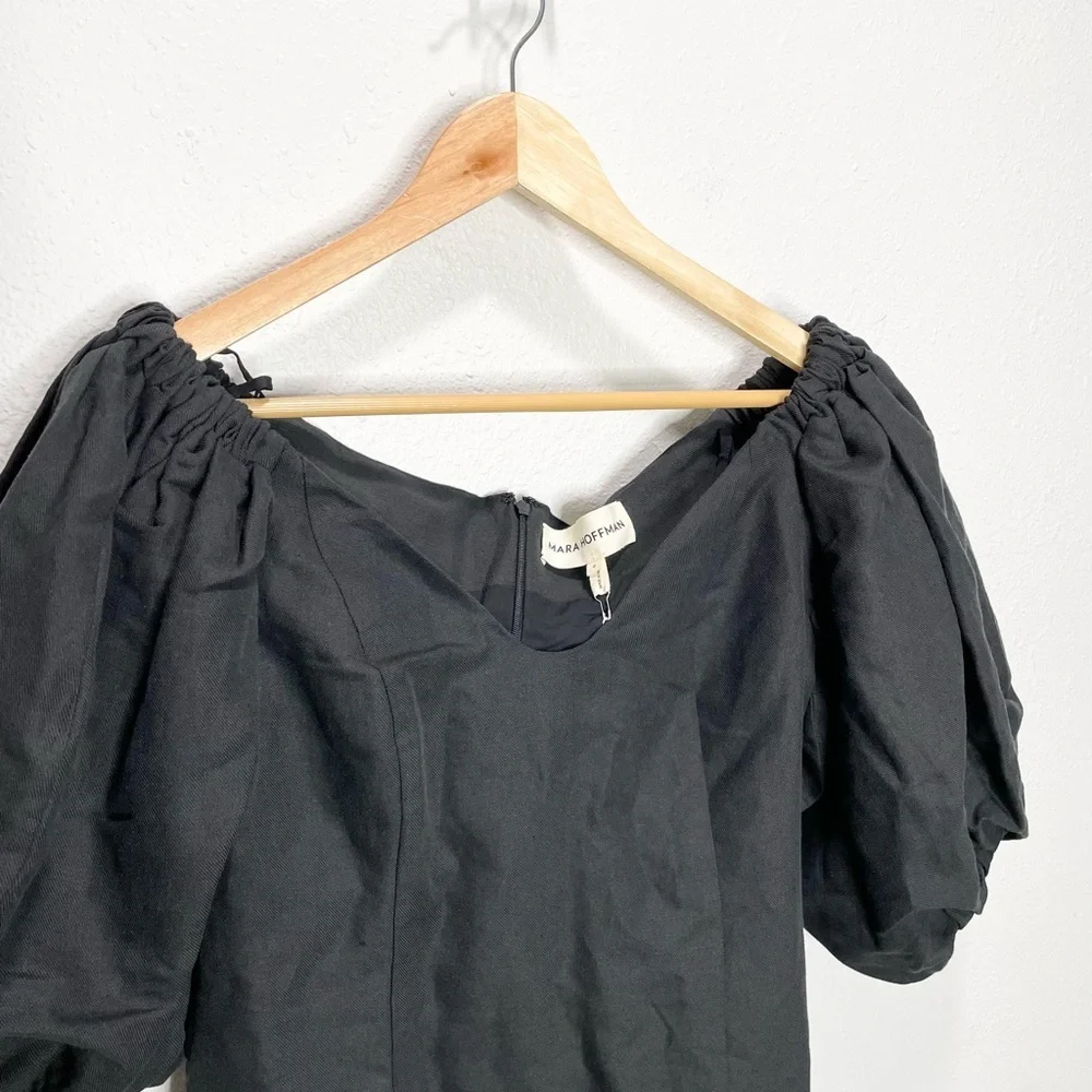 Mara Hoffman Namari Dress In Black 6 NWT - Picture 7 of 11